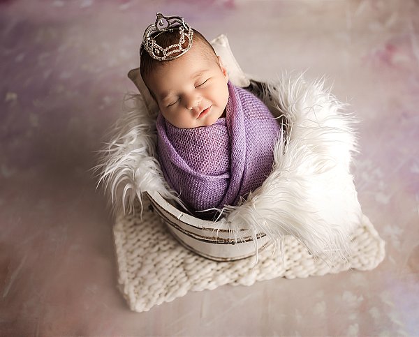 newborn photography studio session